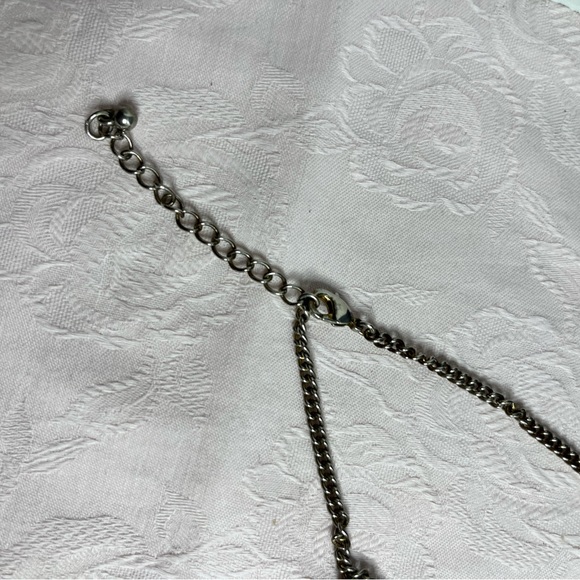 Vintage Cloisonne Enamel Porcelain Heart Floral Ornament Gold Brass - Picture 9 of 10